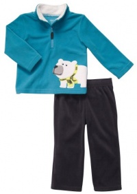 Carter's Boys 9-24 Months Polar Bear Microfleece Pant Set