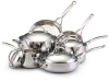 BonJour Copper Clad 10-Piece Cookware Set