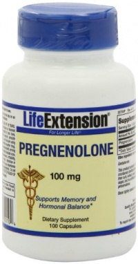 Life Extension Pregnenolone 100 Mg Capsule, 100-Count