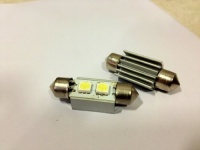 36mm CanBus LED Bulbs Pair White 6000K Festoon 3423, 3425, 6411, 6418, 6423, 6461, DE3425