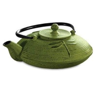 P Green Cast Iron Tea Pot 28oz