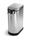 simplehuman 40-Liter Pet Food Storage Can, Brushed Stainless Steel