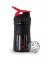 BlenderBottle SportMixer, Black and Red, 0.35 Pound