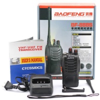 BAOFENG BF-888S UHF FM Transceiver High Illumination Flashlight Walkie Talkie Two-Way Radio