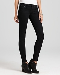 Rock downtown style in rag & bone/JEAN skinnies, distressed for understated cool.