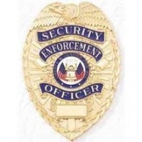 Blackinton Security Enforcement Officer Gold Shield Badge