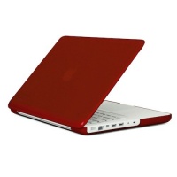 Speck SeeThru Satin for MacBook 13 White Unibody Laptop (Red Satin)