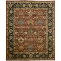 Nourison JA35 Jaipur Rectangle Hand Tufted Area Rug, 5.6 by 8.6-Feet, Brick