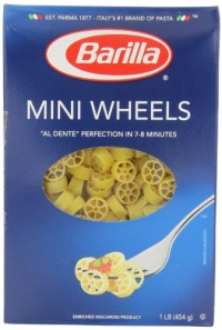 Barilla Mini Wheels, 16-Ounce Boxes (Pack of 4)