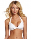 Calvin Klein Women's Solid Retro Bra Swimsuit Top