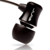 JBuds J3 Micro Atomic In-Ear Earbuds Style Headphones with Travel Case (Jet Black)