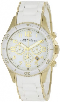 Marc by Marc Jacobs Women's MBM2546 Rock Classic Chronograph White Watch