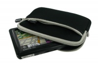 rooCASE Neoprene Sleeve Case for 5-inch Garmin nuvi GPS Navigator (Black)