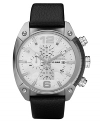 Nothing is black and white with this precise timepiece by Diesel.