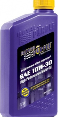 Royal Purple 12130 API-Licensed SAE 10W-30 High Performance Synthetic Motor Oil - 12 Quart