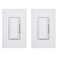 Lutron MAW603RH-WH Electronics Maestro 3-Way Duo Dimmer, White