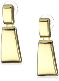 Anne Klein Monterey Heights Gold Tone Linear Drop Earrings