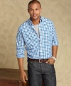 Preppy plaid takes your summer style to the next level with this shirt from Tommy Hilfiger.