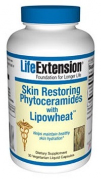 Life Extension Skin Restoring Ceramides w/ Lipowheat 30 caps