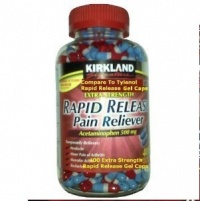 Kirkland Signature 400-ct Acetaminophen Extra Strength (500 Mg), Rapid Release Gelcaps / Compare to Extra Strength Tylenol Rapid Release Gelcaps