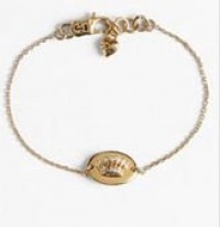 Juicy Couture Holiday Icons Gold Wish Bracelet