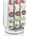 Mind Reader Vortex Coffee Pod Storage Carousel (30 K Cups) - White