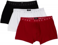 HUGO BOSS Men's Cotton Boxer Brief Brief 3 Pack