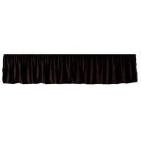 Baby Basics Valance in Chocolate Minky