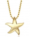 Alex Woo Little Seasons 14kt Yellow Gold Starfish Pendant Necklace