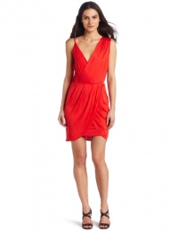 Rebecca Minkoff Women's Dehlia Draped Dress, Clambake, 0