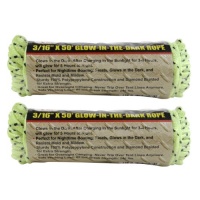 IIT 48797 Glow-in-the-Dark Rope 3/16 Inch x 50 Feet - 2 Pack