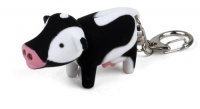 Kikkerland KRL04TC Cow LED Keychain with Sound