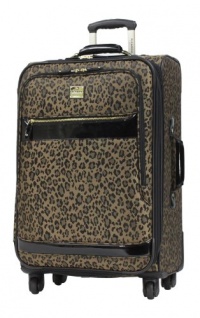 Ricardo Beverly Hills Luggage Savannah 20 Inch Two Compartment Carry-On Bag, Golden Leopard, Medium