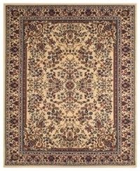 A treasure in every room, these fanciful rugs are covered in intricate designs from side to side. Woven of polypropylene for lasting softness and durability. Includes four rugs.