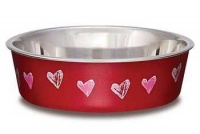 1 PK Bella Bowl Valentine Hearts Red Large