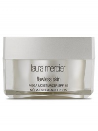 Mega Moisturizer SPF 15 for Normal/Combination Skin is a super moisturizing crème that intensely hydrates, soothes and protects normal to dry skin. The daily moisturizer cream restores hydration and increases skin's ability to retain moisture. Allantoin soothes and softens skin, while Vitamins A and E protect skin against the effects of seasonal changes. 1.7 oz. 