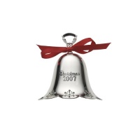 Towle 2007 Silver-Plated Pierced Bell Ornament