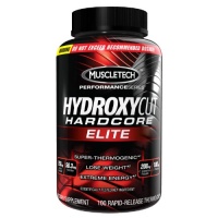 Hydroxycut Hardcore Elite-MuscleTech Super Thermogenic Weightloss Liquid Capsules, 100ct (Contains Sevatol Green Coffee)