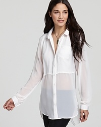 Free People Top - Best of Both Worlds Button Down