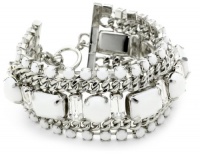 Juicy Couture Palm Beach Poolside Multi layer Gem White Bracelet