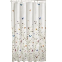 Maytex Garden Flight PEVA Shower Curtain, Multi