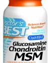 Doctor's Best Glucosamine/Chondroitin/MSM, Capsules, 120-Count