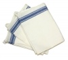 Aunt Martha's 18-Inch by 28-Inch Package of 3 Vintage Dish Towels, Blue Striped