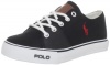 Polo by Ralph Lauren Cantor Fashion Sneaker (Toddler/Little Kid/Big Kid),Black,5 M US Big Kid