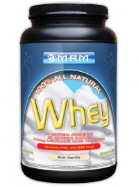 MRM All Natural Whey, Vanilla, 2.02-Pound