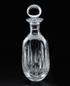 Known for its brilliant clarity, each piece of Miller Rogaska crystal has been crafted with a unique attention to detail. A handsome pattern of richly cut crystal lends sparkle to the decanter.