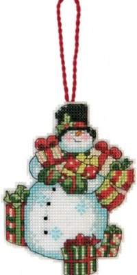 Dimensions Counted Cross Stitch, Snowman Ornament