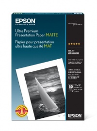 Epson Ultra Premium Presentation Paper MATTE (13x19 Inches, 50 Sheets) (S041339)