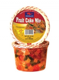 Pennant Fruit Cake Mix, 16 Ounce Tubs (Pack of 4)