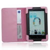 iPearl mCover Leather Cover Case for Barnes & Noble 7-inch Color Touchscreen Nook Color / Nook Tablet - PINK